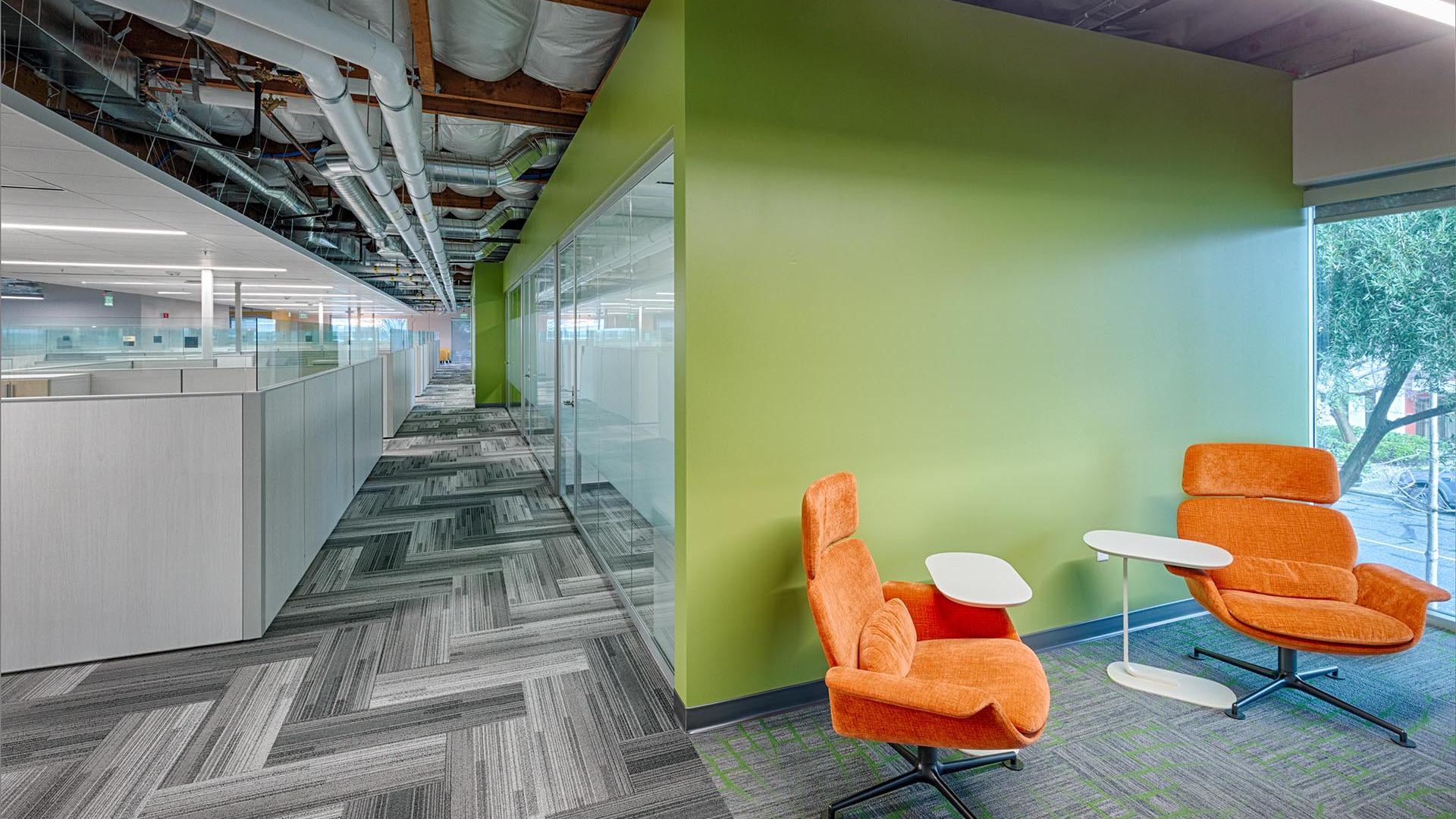 open office with seating